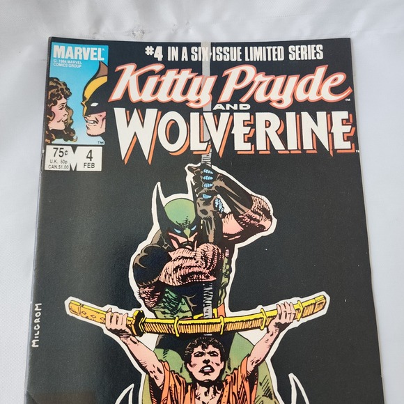 Kitty Pryde and Wolverine Comic Book #4 Marvel Six Issue Limited Series FN BnB - Picture 3 of 9